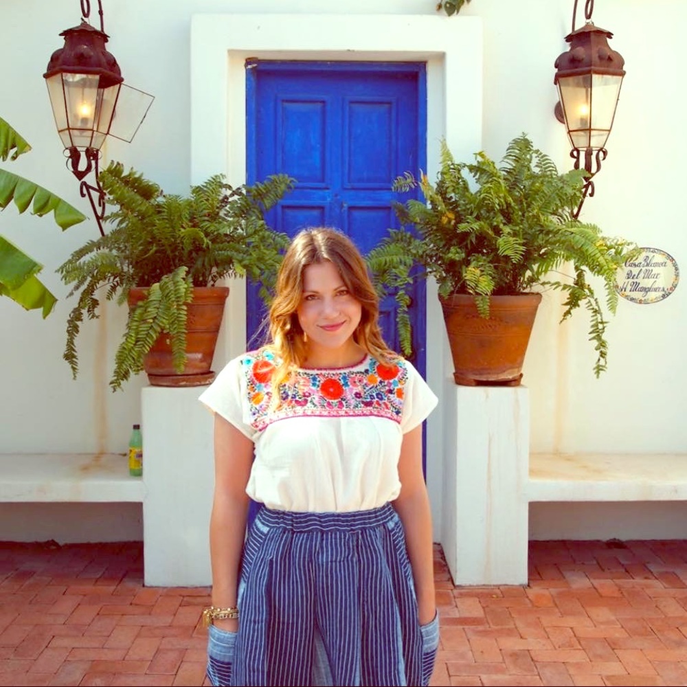 Mexican Blouse Embroidered Boho Chic Boehemian